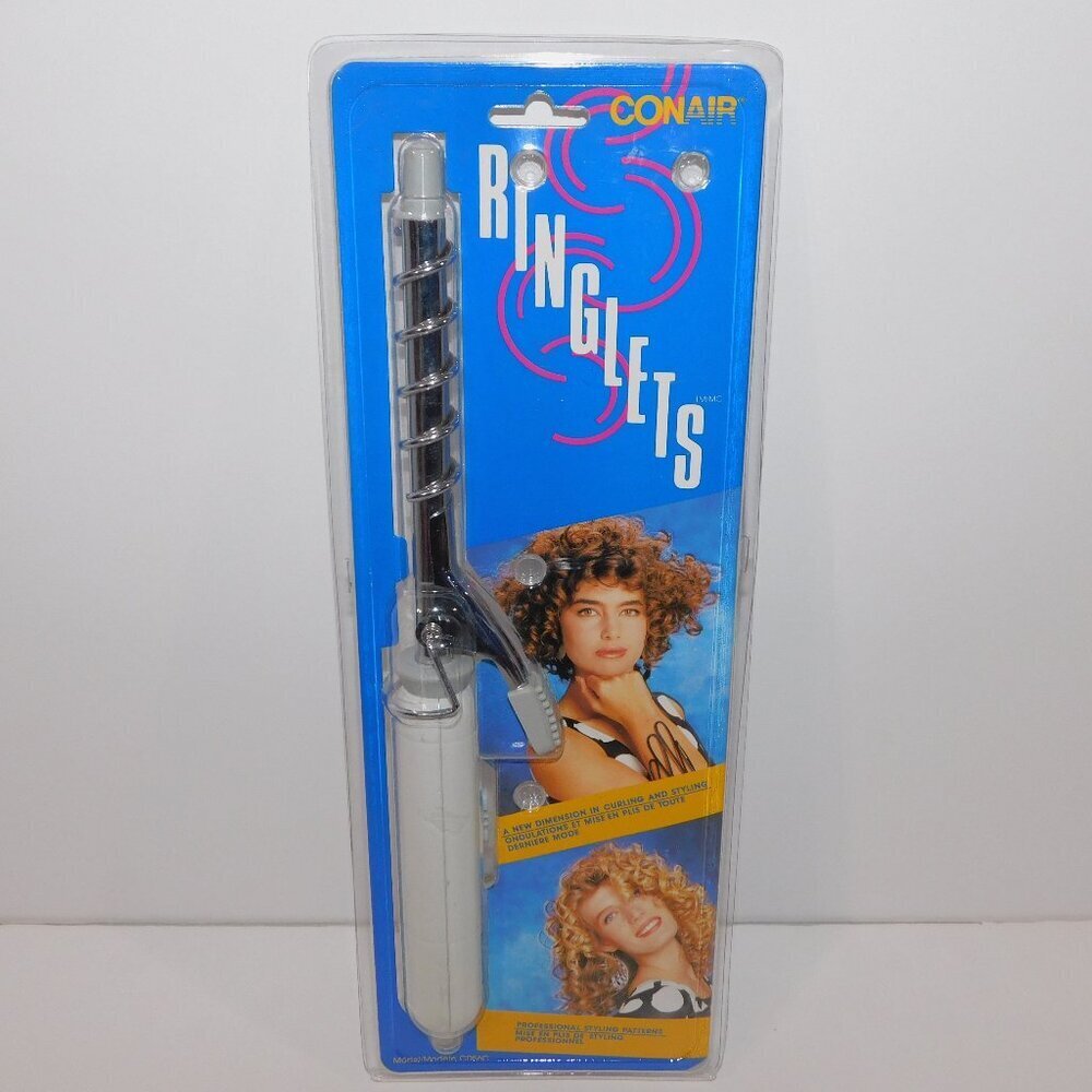 VTG 90s Conair Ringlets Curling Iron NEW in Package Hair styling Tool